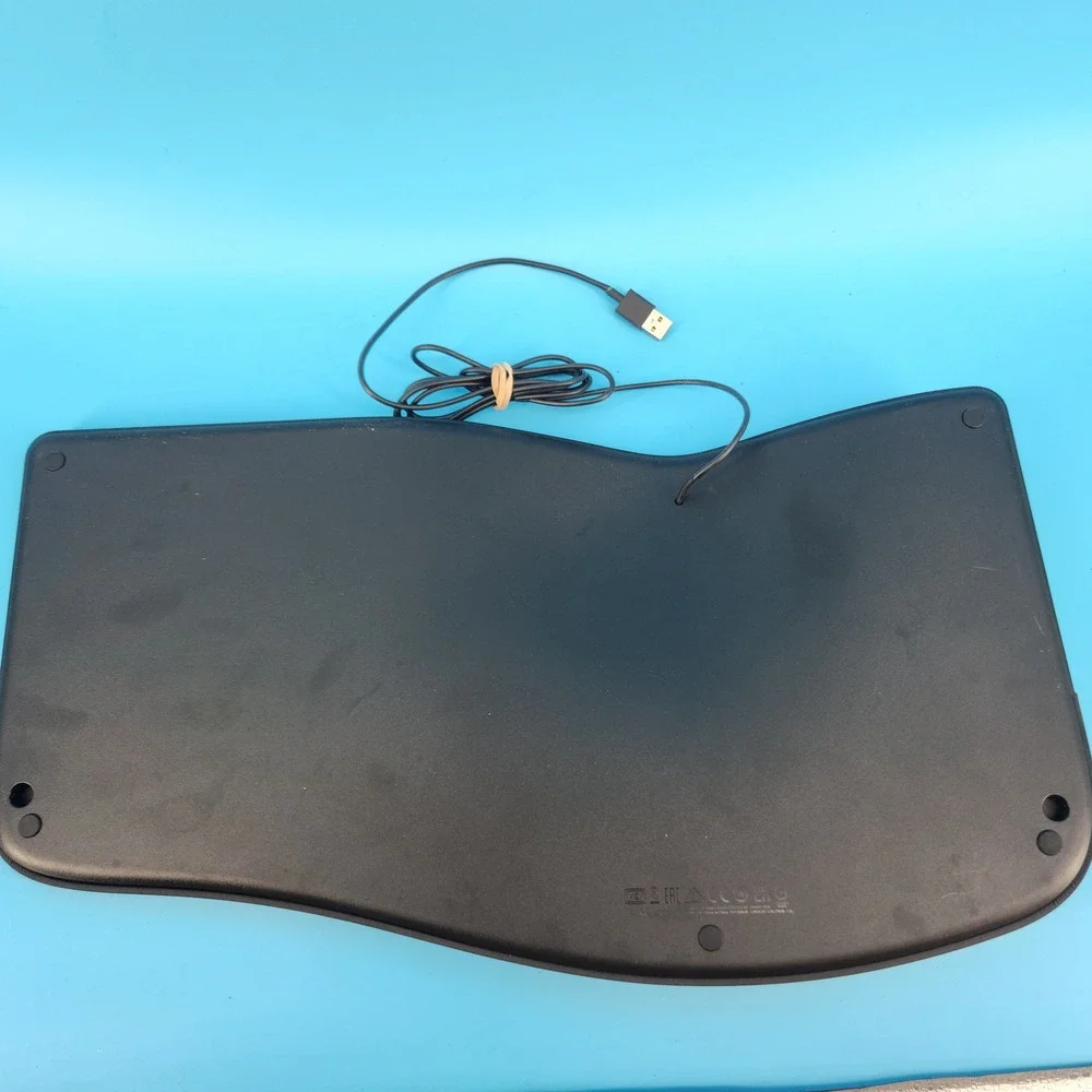 Microsoft Ergonomic Keyboard 1878 LXM-00001 USB Black Tested Working